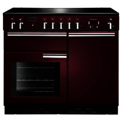Rangemaster Professional + 100 Induction Hob Range Cooker Cranberry
